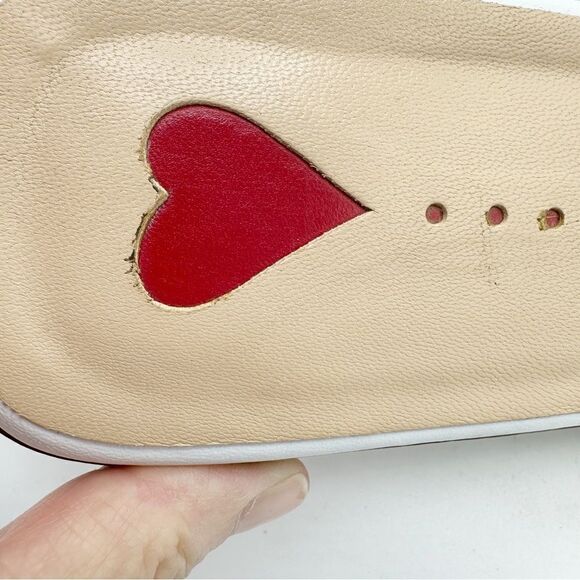 Jon Josef White Leather Greek Key Slip-On Flat Sandals Sz 10‎ - Picture 7 of 15